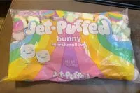 Mängden socker i Jet puffed bunny marshmallows