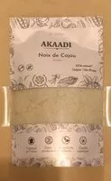 Mängden socker i Farine de noix de cajou AKAADI