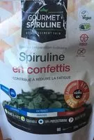 Mängden socker i Spiruline en confettis