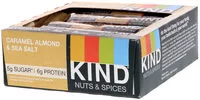 Mängden socker i Caramel almond & sea salt