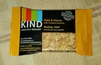 Mängden socker i Oats & Honey Granola Bar with Toasted Coconut