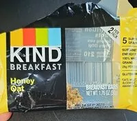 Mängden socker i Kind Breakfast Bar - Honey and Oats