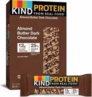 Mängden socker i Protein almond butter dark chocolate bars