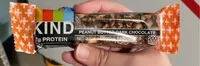 Mängden socker i KIND peanut butter dark chcocolate