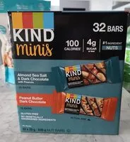 Mängden socker i Almond Sea Salt and Dark Chocolate with Peanuts Mini