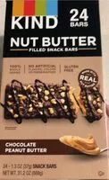 Mängden socker i Nut butter filled snack bars