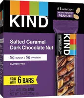 Mängden socker i Dark choc salted caramel energy bars