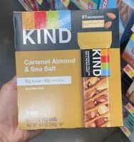 Mängden socker i Kind Caramel Almond
