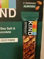 Mängden socker i Nuts Sea Salt & Dark Chocolate