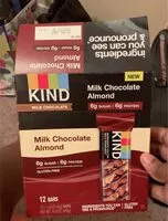 Mängden socker i Milk Chocolate Almond