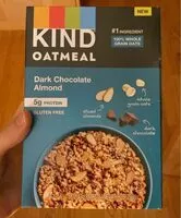 Mängden socker i Dark chocolate almond oatmeal
