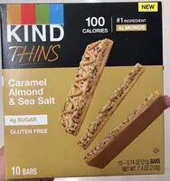 Mängden socker i Caramel almond & sea salt