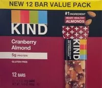 Mängden socker i Cranberry Almond Granola Bar