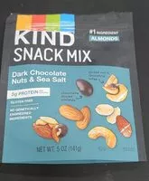 Mängden socker i Snack Mix Dark Chocolate Nits And Sea Salt