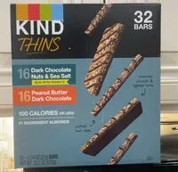 Mängden socker i Kind Thins