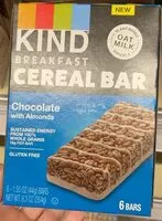 Mängden socker i Breakfast Cereal Bar, Chocolate with Almonds