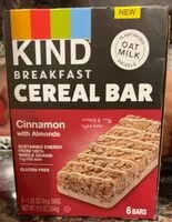 Mängden socker i Cinnamon with Almonds Cereal Bars