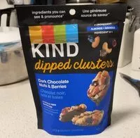 Mängden socker i Dipped Clusters - Dark Chocolate Nuts and Berries