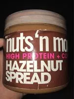 Mängden socker i Nut's N More Hazelnut Spread