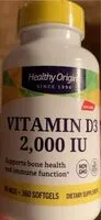 Mängden socker i Vitamin D3 2,000 IU
