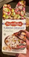 Mängden socker i Turkish delight pistachio