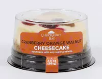 Mängden socker i Cranberry Orange Walnut Cheesecake 3.5oz