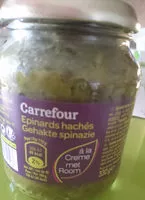 Mängden socker i épinards hachés