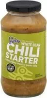 Mängden socker i Frontera white bean chili starter