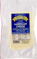 Mängden socker i Red apple cheese naturally good kosher american cheese
