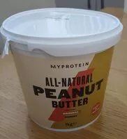 Mängden socker i All natural peanut butter