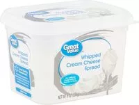 Mängden socker i Whipped Cream Cheese Spread