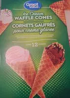 Mängden socker i Ice Cream Waffle Cones