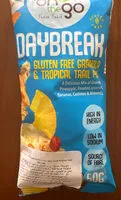 Mängden socker i Daybreak glutin Free granola & tropical trail mix