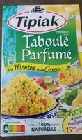 Mängden socker i Taboulé parfumé à la menthe et au citron