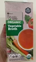 Mängden socker i Organic vegetable broth