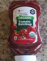 Mängden socker i Naturally better organic tomato ketchup