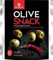 Mängden socker i Snack pitted green olives with chili black pepper
