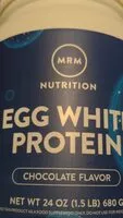 Mängden socker i Egg white protein powder