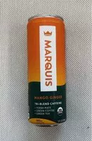 Mängden socker i Marquis energy drink mango ginger
