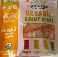 Mängden socker i organic gummy bears