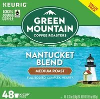 Mängden socker i Green mountain nantucket blend medium roast coffee k-cup pods