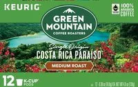 Mängden socker i Green mountain costa rica coffee k-cup pods