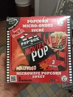 Mängden socker i Pop'box by movies pop