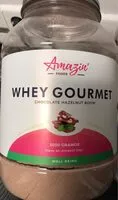 Mängden socker i Whey gourmet chocolate hazelnut boom