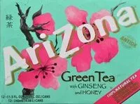 Mängden socker i Green tea with ginseng & honey