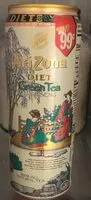 Mängden socker i Diet Green Tea with Ginseng