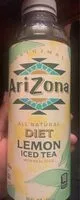 Mängden socker i Arizona All Natural Diet Lemon Iced Tea