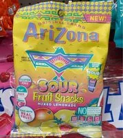 Mängden socker i Sour Fruit Snacks Mixed Lemonade