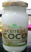 Mängden socker i Aceite de Coco