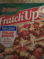 Mängden socker i Fraich'up Italian Burger